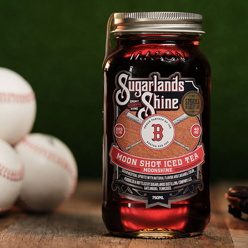 Moon Shot Iced Tea for the Boston Red Sox, by Sugarlands Shine