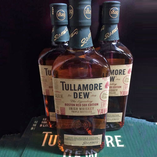 Tullamore D.E.W. Irish Whiskey, Boston Red Sox Edition Bottles