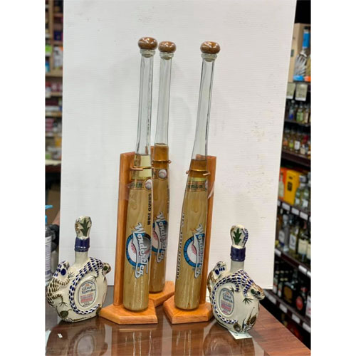 Wonderteq Grand Slam Tequila Baseball Bat Display