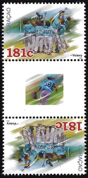 2013 Curacao – Victory – 181c stamp strip