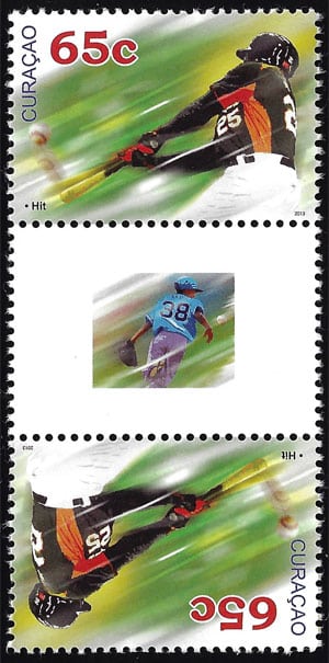 2013 Curacao – Hit – 65c stamp strip