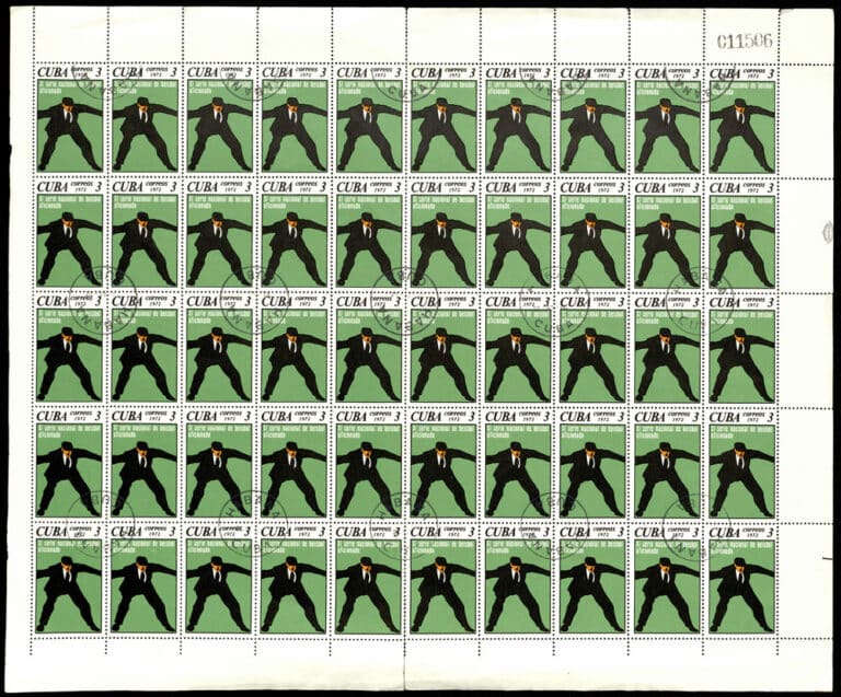 1972 Cuba – XI Serie Nacional de Beisbol Aficionado Sheet