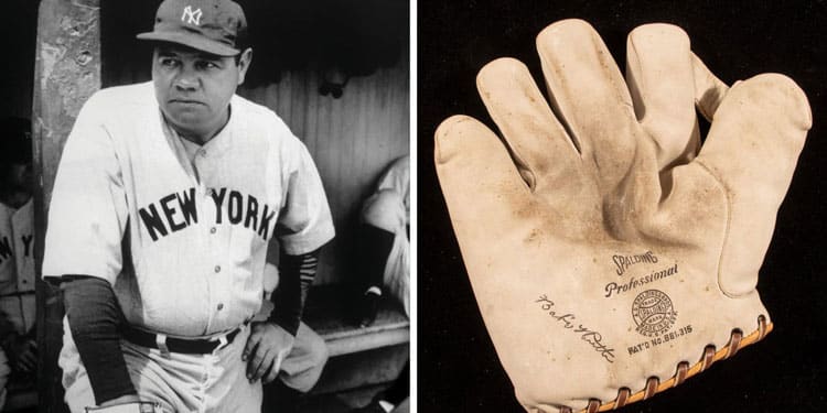 Babe Ruth Baseball Glove at Auction