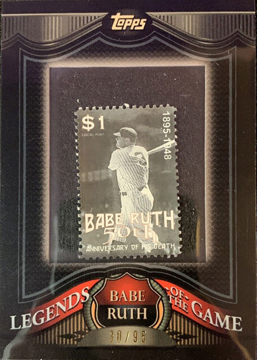 2009 Topps Legends of the Game – Babe Ruth (BR2)