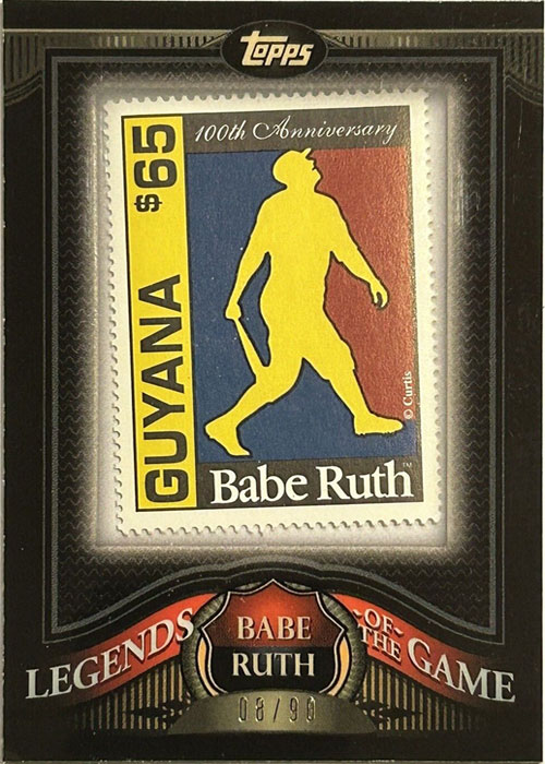 2009 Topps Legends of the Game – Babe Ruth (BR4)