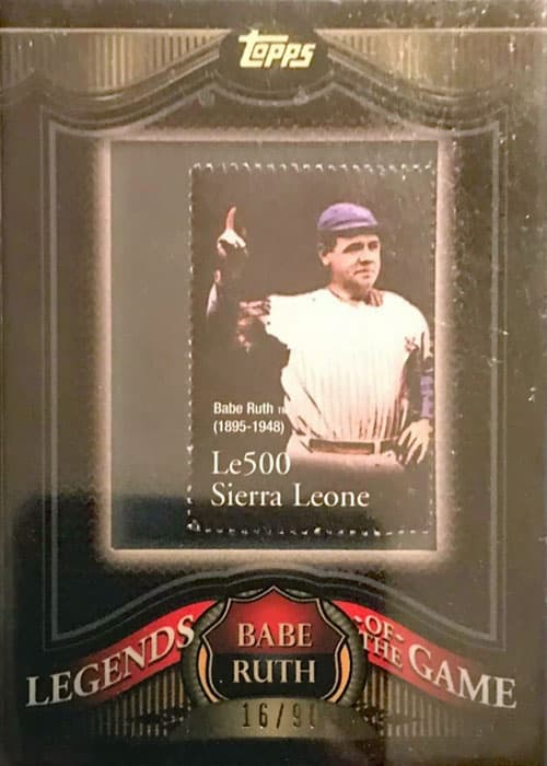 2009 Topps Legends of the Game – Babe Ruth (BR5)