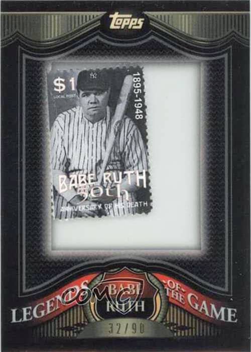 2009 Topps Legends of the Game – Babe Ruth (BR8)
