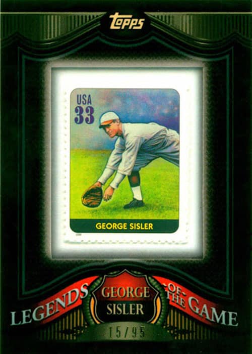 2009 Topps Legends of the Game – George Sisler (GS1)