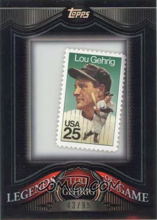 2009 Topps Legends of the Game – Lou Gehrig (LG1)