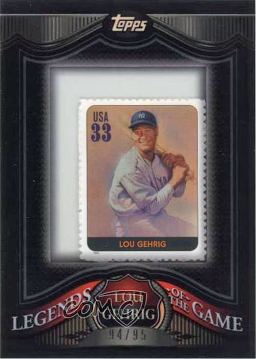 2009 Topps Legends of the Game – Lou Gehrig (LG2)