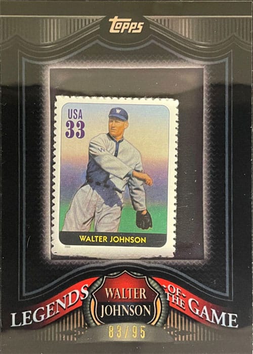 2009 Topps Legends of the Game – Walter Johnson (WJ1)