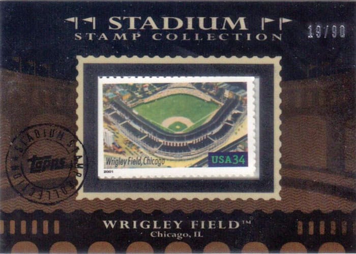 2009 Topps Stadium Stamp Collection - Wrigley Field (SSC3)