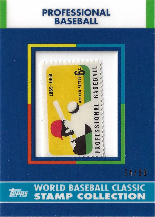 2007 Topps – World Baseball Classic Stamp Collection: Professional Baseball (WBC1)