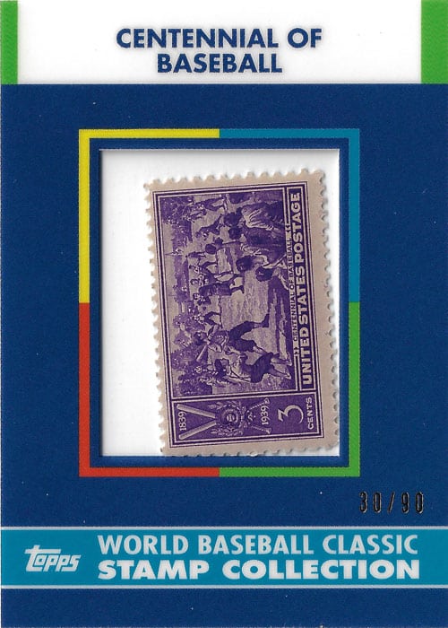 2007 Topps – World Baseball Classic Stamp Collection: Centennial of Baseball (WBC2)