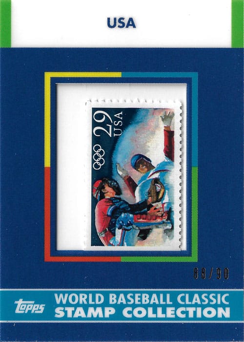 2007 Topps – World Baseball Classic Stamp Collection: USA (WBC4)