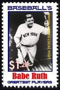 2013 U.S. Local Post – Baseball's Greatest Players, Babe Ruth