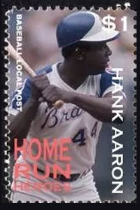 2013 U.S. Local Post – Home Run Heroes, Hank Aaron 3