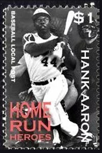 2013 U.S. Local Post – Home Run Heroes, Hank Aaron 4