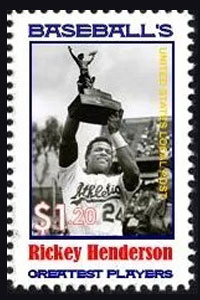 2013 U.S. Local Post – Baseball's Greatest Players, Rickey Henderson 5