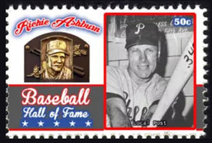 2017 U.S. Post – Baseball Hall of Fame, Richie Ashburn