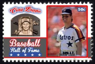 2017 U.S. Post – Baseball Hall of Fame, Craig Biggio
