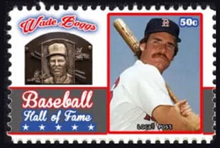 2017 U.S. Post – Baseball Hall of Fame, Wade Boggs