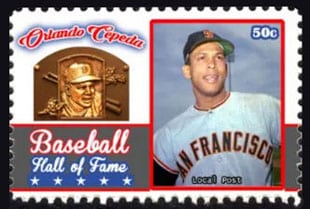 2017 U.S. Post – Baseball Hall of Fame, Orlando Cepeda