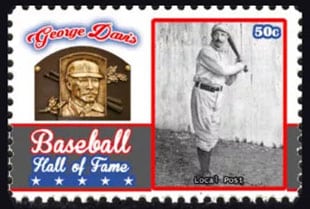 2017 U.S. Post – Baseball Hall of Fame, George Davis