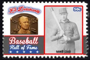 2017 U.S. Post – Baseball Hall of Fame, Ed Delahanty