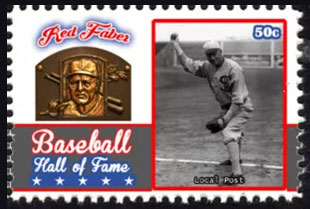2017 U.S. Post – Baseball Hall of Fame, Red Faber