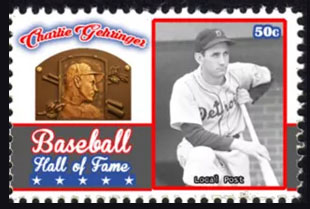 2017 U.S. Post – Baseball Hall of Fame, Charlie Gehringer