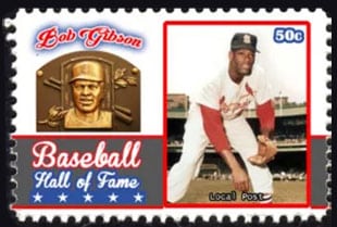 2017 U.S. Post – Baseball Hall of Fame, Bob Gibson