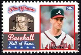 2017 U.S. Post – Baseball Hall of Fame, Tom Glavine