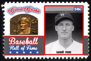 2017 U.S. Post – Baseball Hall of Fame, Goose Goslin