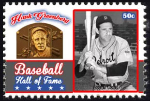 2017 U.S. Post – Baseball Hall of Fame, Hank Greenberg