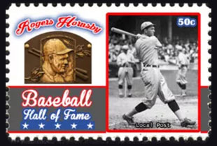 2017 U.S. Post – Baseball Hall of Fame, Rogers Hornsby