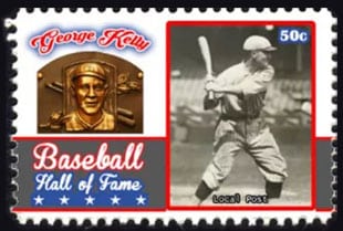 2017 U.S. Post – Baseball Hall of Fame, George Kelly