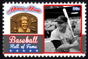 2017 U.S. Post – Baseball Hall of Fame, Mickey Mantle