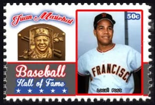 2017 U.S. Post – Baseball Hall of Fame, Juan Marichal