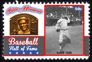2017 U.S. Post – Baseball Hall of Fame, Rube Marquard