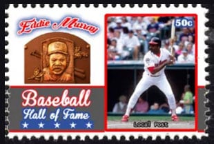 2017 U.S. Post – Baseball Hall of Fame, Eddie Murray