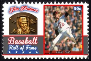 2017 U.S. Post – Baseball Hall of Fame, Jim Palmer