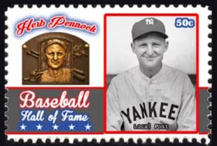 2017 U.S. Post – Baseball Hall of Fame, Herb Pennock
