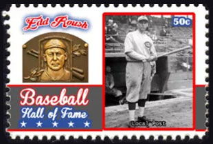 2017 U.S. Post – Baseball Hall of Fame, Edd Roush