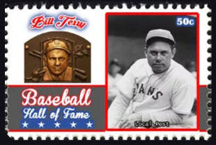 2017 U.S. Post – Baseball Hall of Fame, Bill Terry