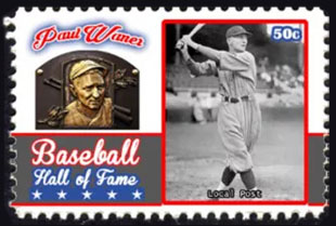 2017 U.S. Post – Baseball Hall of Fame, Paul Waner