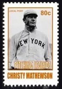 2017 U.S. Post – Pitching Legends, Christy Mathewson, 3