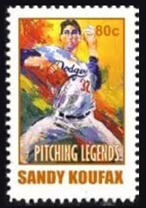 2017 U.S. Post – Pitching Legends, Sandy Koufax, 1