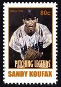 2017 U.S. Post – Pitching Legends, Sandy Koufax, 2