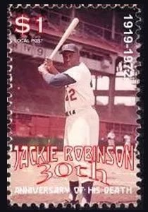 2002 U.S. Post – Jackie Robinson – 30th Anniversary of Death, 3